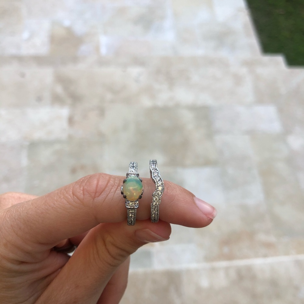Opal ring set💍 - Picture 3 of 6